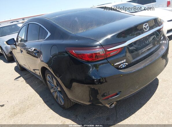 JM1GL1VM2J1314400 2018 MAZDA 6 Black Задня ліва чверть