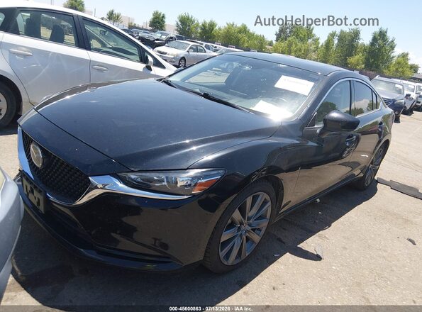 JM1GL1VM2J1314400 2018 MAZDA 6 Black Передня ліва чверть
