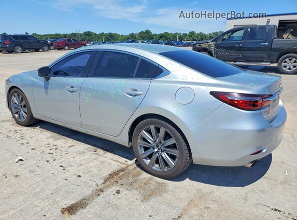 JM1GL1VM3J1314308 2018 MAZDA 6 Silver Задня ліва чверть