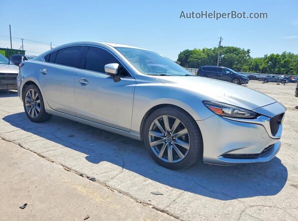 JM1GL1VM3J1314308 2018 MAZDA 6 Silver Передня права чверть