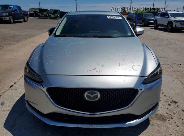 JM1GL1VM3J1314308 2018 MAZDA 6 Silver Вид спереду