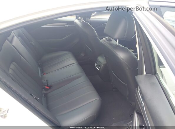 JM1GL1VM3M1603340 2021 MAZDA 6 White Widok naklejki z numerem VIN