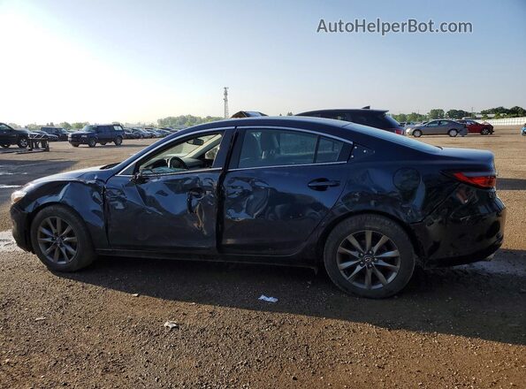 JM1GL1VM3M1609929 2021 MAZDA 6 Blue უკანა მარცხენა