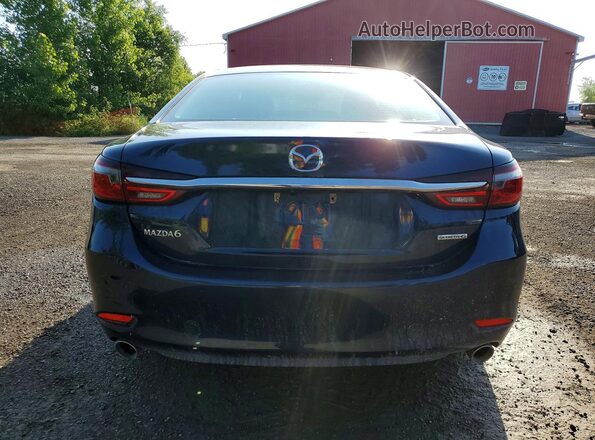 JM1GL1VM3M1609929 2021 MAZDA 6 Blue უკანა ხედი