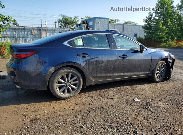 JM1GL1VM3M1609929 2021 MAZDA 6 Blue უკანა მარჯვენა