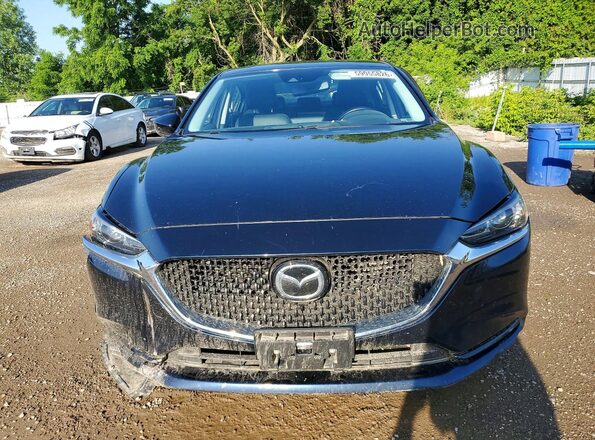 JM1GL1VM3M1609929 2021 MAZDA 6 Blue წინა ხედი