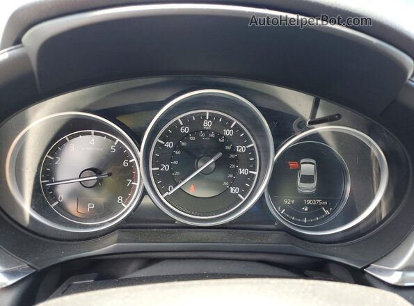 JM1GL1VM4J1308565 2018 MAZDA 6 Черный Вид щитка приборов