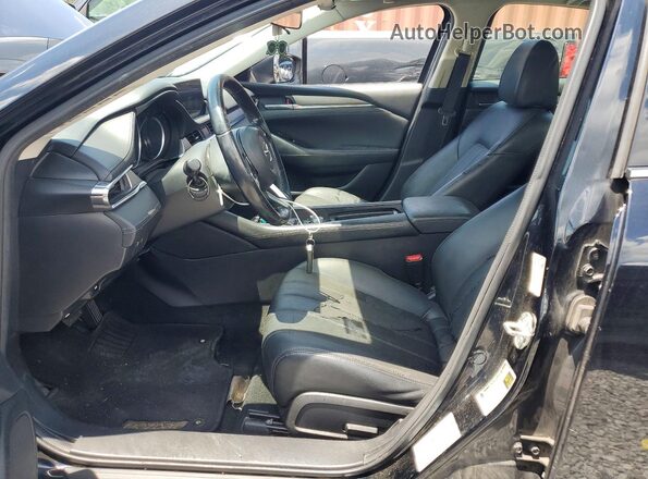 JM1GL1VM4J1308565 2018 MAZDA 6 Черный Вид салона спереди