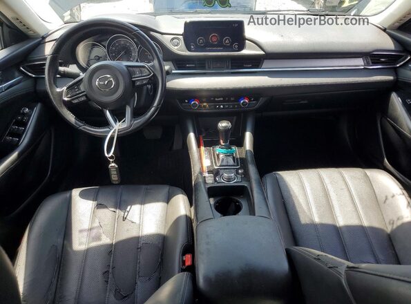 JM1GL1VM4J1308565 2018 MAZDA 6 Черный Вид панели приборов