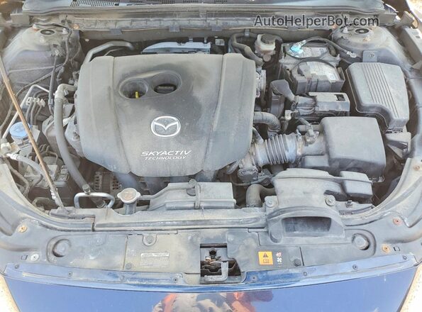 JM1GL1VM4J1313152 2018 MAZDA 6 Blue Սալոնի հետևի տեսք