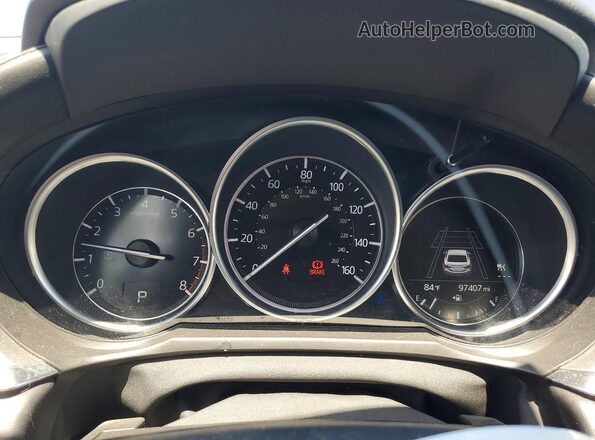 JM1GL1VM4J1313152 2018 MAZDA 6 Blue Սարքավորումների վահանակի տեսք
