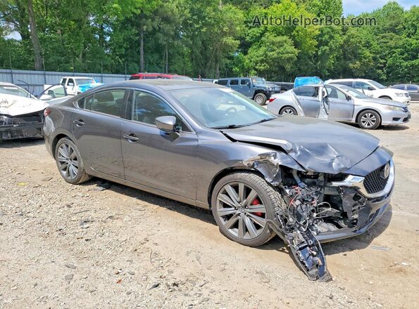 JM1GL1VM4L1514598 2020 MAZDA 6 Charcoal წინა მარჯვენა