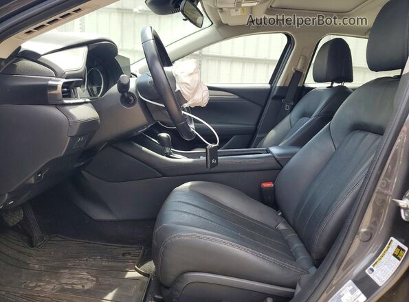 JM1GL1VM4L1514598 2020 MAZDA 6 Charcoal წინა სალონის ხედი