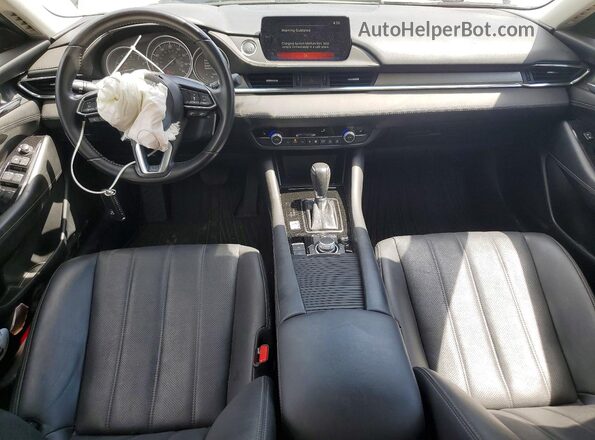 JM1GL1VM4L1514598 2020 MAZDA 6 Charcoal წინა პანელის ხედი