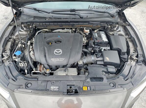 JM1GL1VM6J1307157 2018 MAZDA 6 Gray Widok wnętrza z tyłu