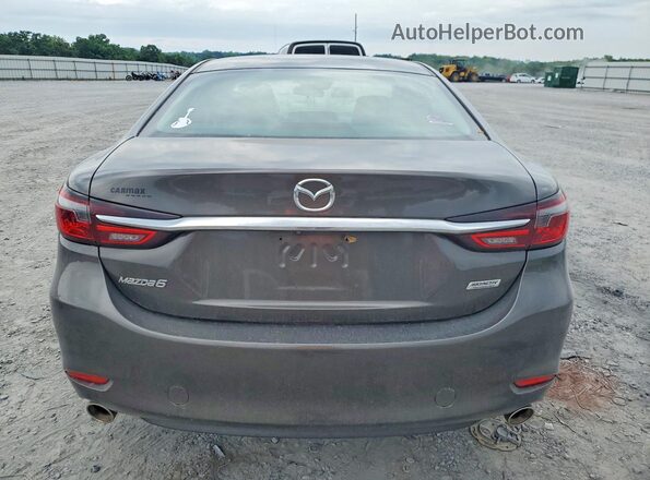 JM1GL1VM6J1307157 2018 MAZDA 6 Gray Widok z tyłu