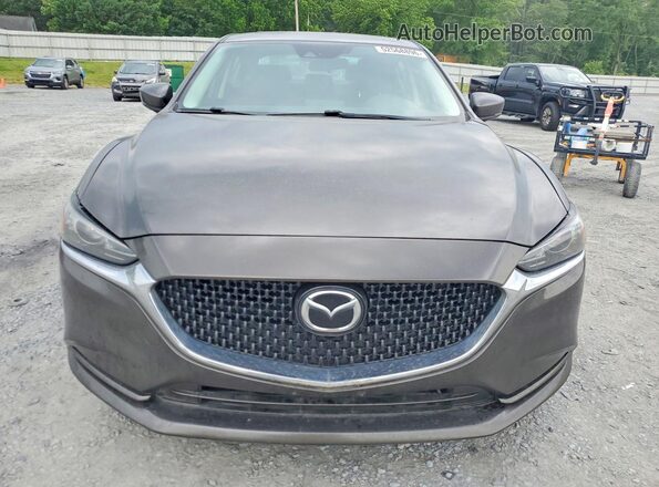 JM1GL1VM6J1307157 2018 MAZDA 6 Gray Widok z przodu