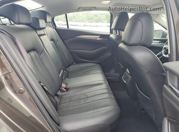 JM1GL1VM6J1307157 2018 MAZDA 6 Gray Widok tylnych siedzeń