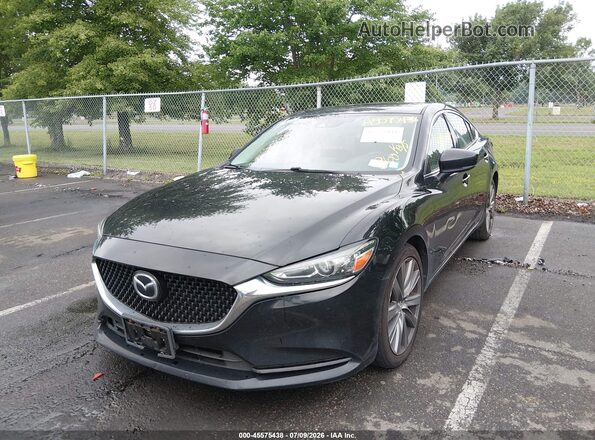 JM1GL1VM6J1310852 2018 MAZDA 6 Black Передня ліва чверть