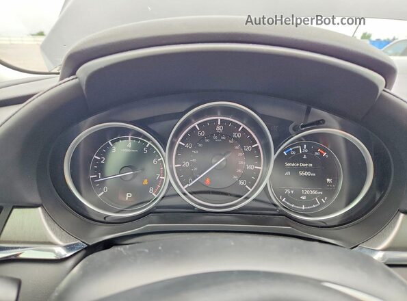 JM1GL1VM6L1524291 2020 MAZDA 6 Black Instrument cluster view