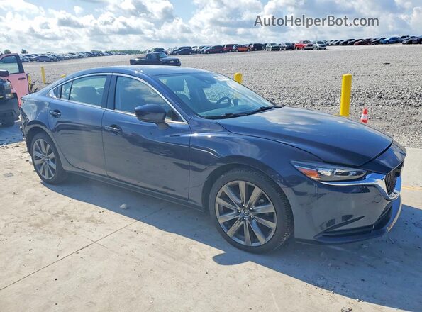 JM1GL1VM6M1608841 2021 MAZDA 6 Blue Առջևի աջ