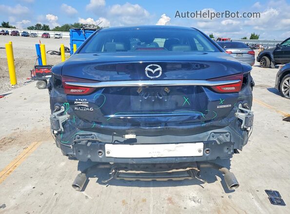 JM1GL1VM6M1608841 2021 MAZDA 6 Blue Հետևի տեսք
