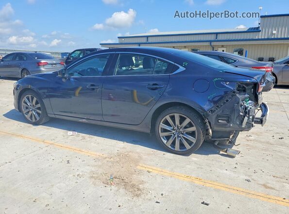 JM1GL1VM6M1608841 2021 MAZDA 6 Blue Հետևի ձախ