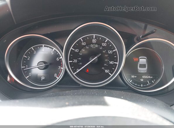 JM1GL1VM7J1304929 2018 MAZDA 6 White Widok tylnych siedzeń