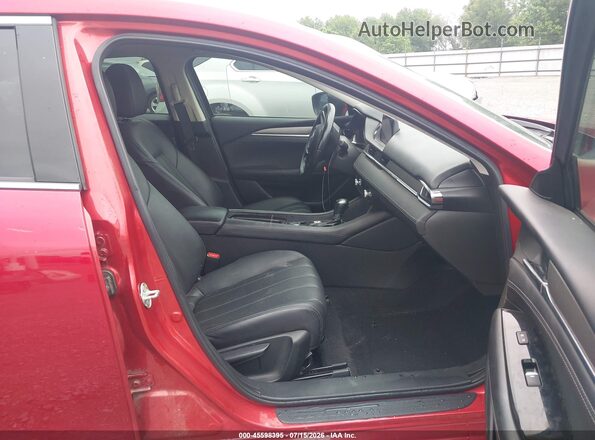 JM1GL1VM7J1320998 2018 MAZDA 6 Red Вид салону спереду