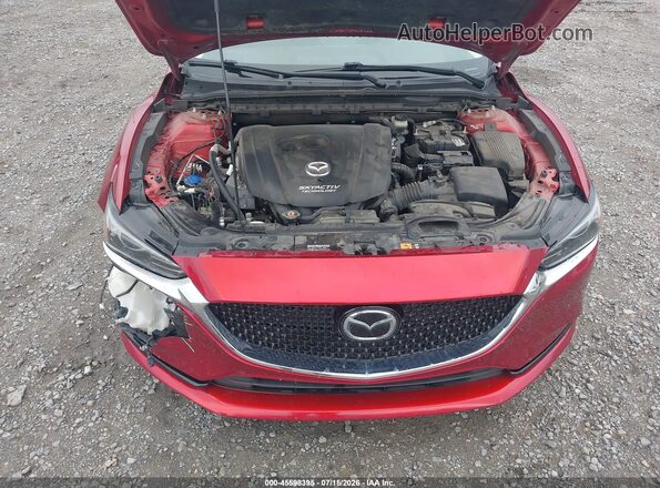 JM1GL1VM7J1320998 2018 MAZDA 6 Red Вид ззаду