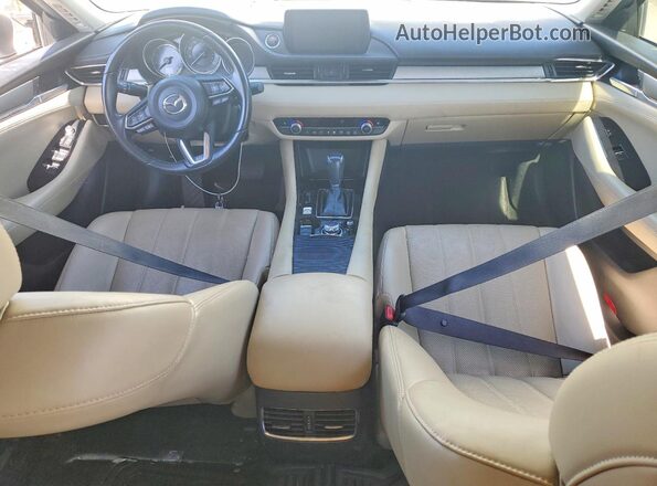 JM1GL1VM7M1604863 2021 MAZDA 6 Белый Вид панели приборов