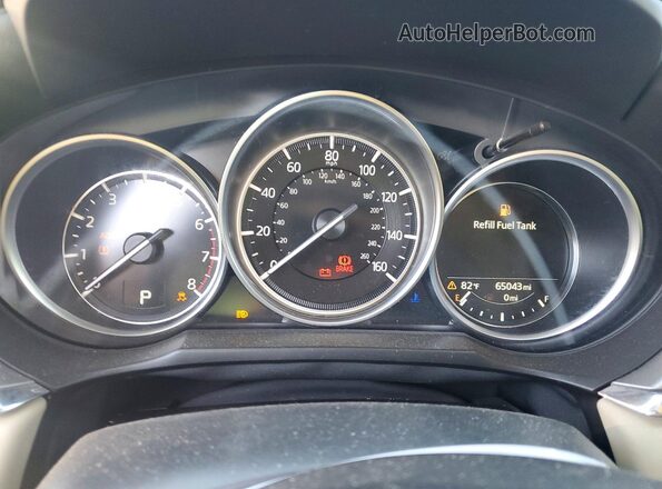 JM1GL1VM7M1604863 2021 MAZDA 6 Белый Вид щитка приборов