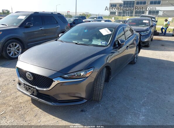 JM1GL1VM8K1501108 2019 MAZDA 6 Gray Передня ліва чверть