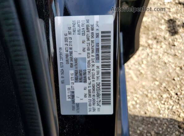 JM1GL1VM8M1604340 2021 MAZDA 6 Black Widok komory silnika