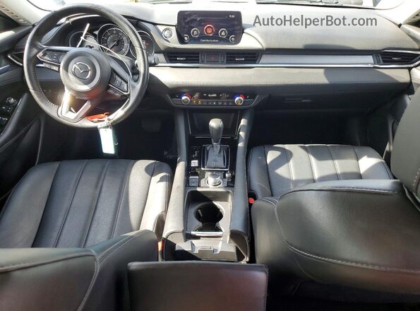 JM1GL1VM8M1604340 2021 MAZDA 6 Black Widok deski rozdzielczej