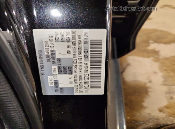 JM1GL1VM9J1320162 2018 MAZDA 6 Black Vista de la etiqueta del VIN