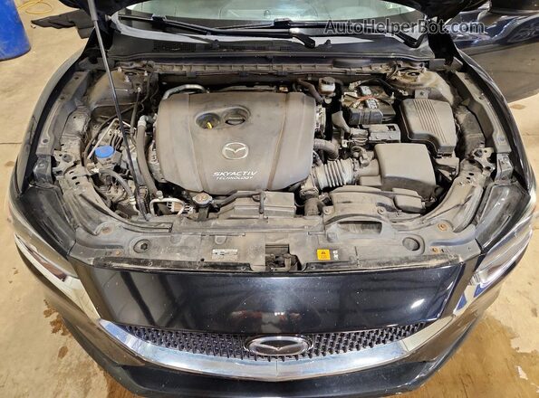 JM1GL1VM9J1320162 2018 MAZDA 6 Black Vista interior trasera