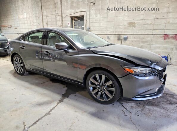 JM1GL1VM9L1518856 2020 MAZDA 6 Gray Front right
