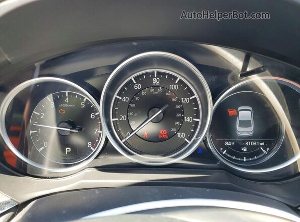 JM1GL1VM9L1519957 2020 MAZDA 6 Gray Սարքավորումների վահանակի տեսք
