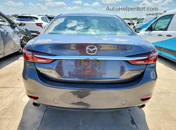 JM1GL1VM9M1604055 2021 MAZDA 6 Gray Вид ззаду