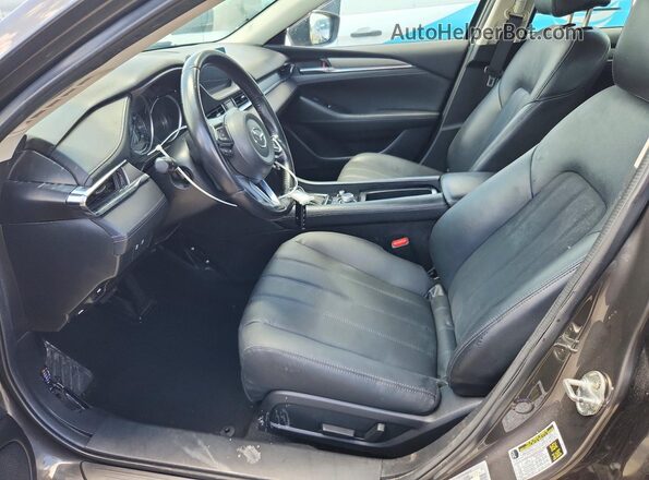 JM1GL1VM9M1604055 2021 MAZDA 6 Gray Вид салону спереду