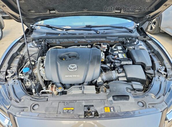 JM1GL1VM9M1604055 2021 MAZDA 6 Gray Вид задньої частини салону