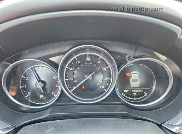 JM1GL1VM9M1604055 2021 MAZDA 6 Gray Вид щитка приладів