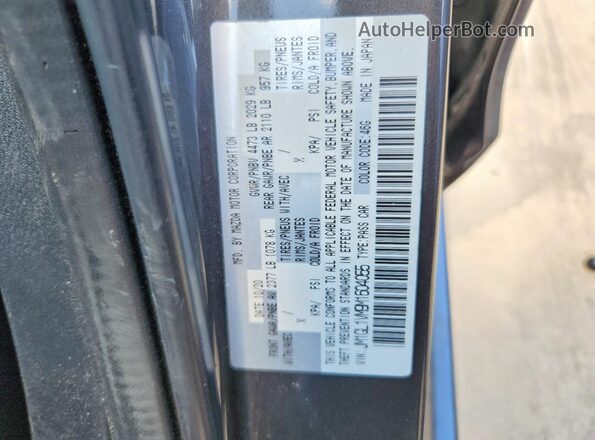 JM1GL1VM9M1604055 2021 MAZDA 6 Gray Вид підкапотного простору