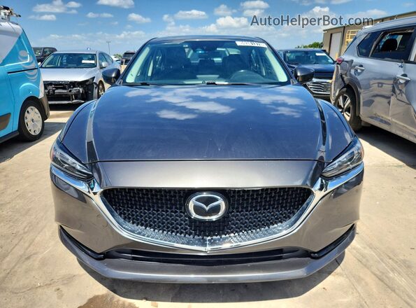 JM1GL1VM9M1604055 2021 MAZDA 6 Gray Вид спереду
