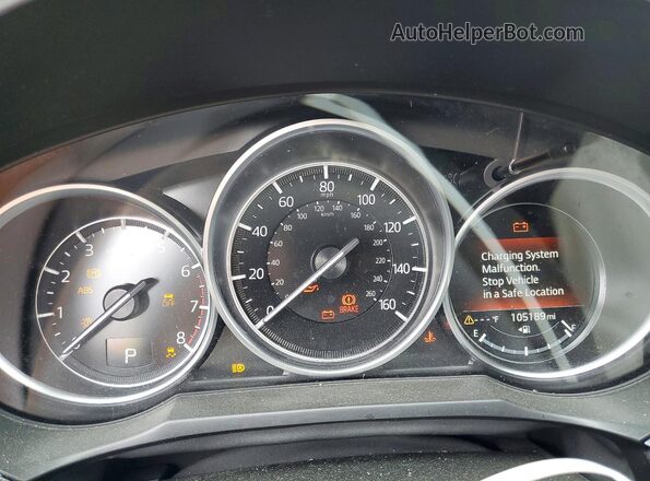 JM1GL1VM9M1605450 2021 MAZDA 6 Черный Вид щитка приборов