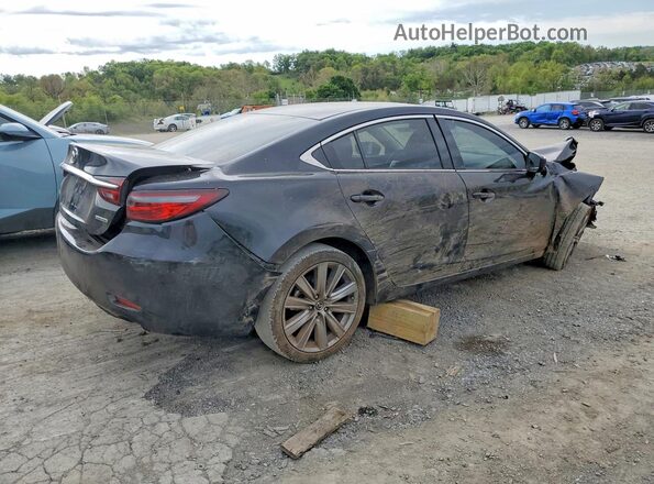 JM1GL1VM9M1605450 2021 MAZDA 6 Черный Задняя правая четверть