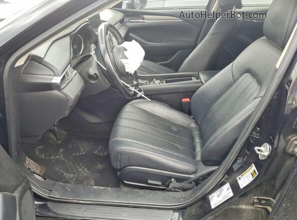 JM1GL1VM9M1605450 2021 MAZDA 6 Черный Вид салона спереди