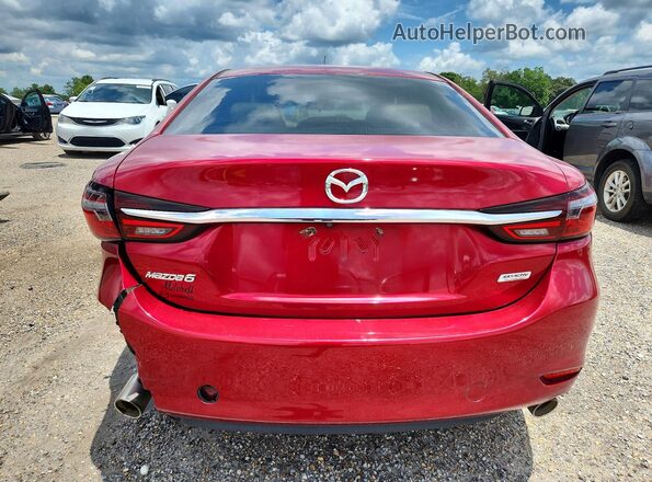JM1GL1VMXJ1302057 2018 MAZDA 6 Red Հետևի տեսք