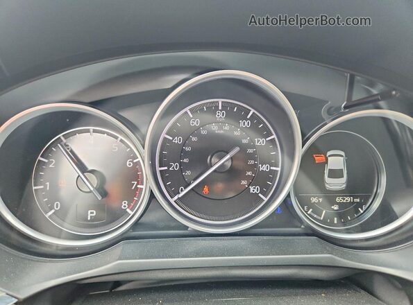 JM1GL1VMXJ1302057 2018 MAZDA 6 Red Սարքավորումների վահանակի տեսք